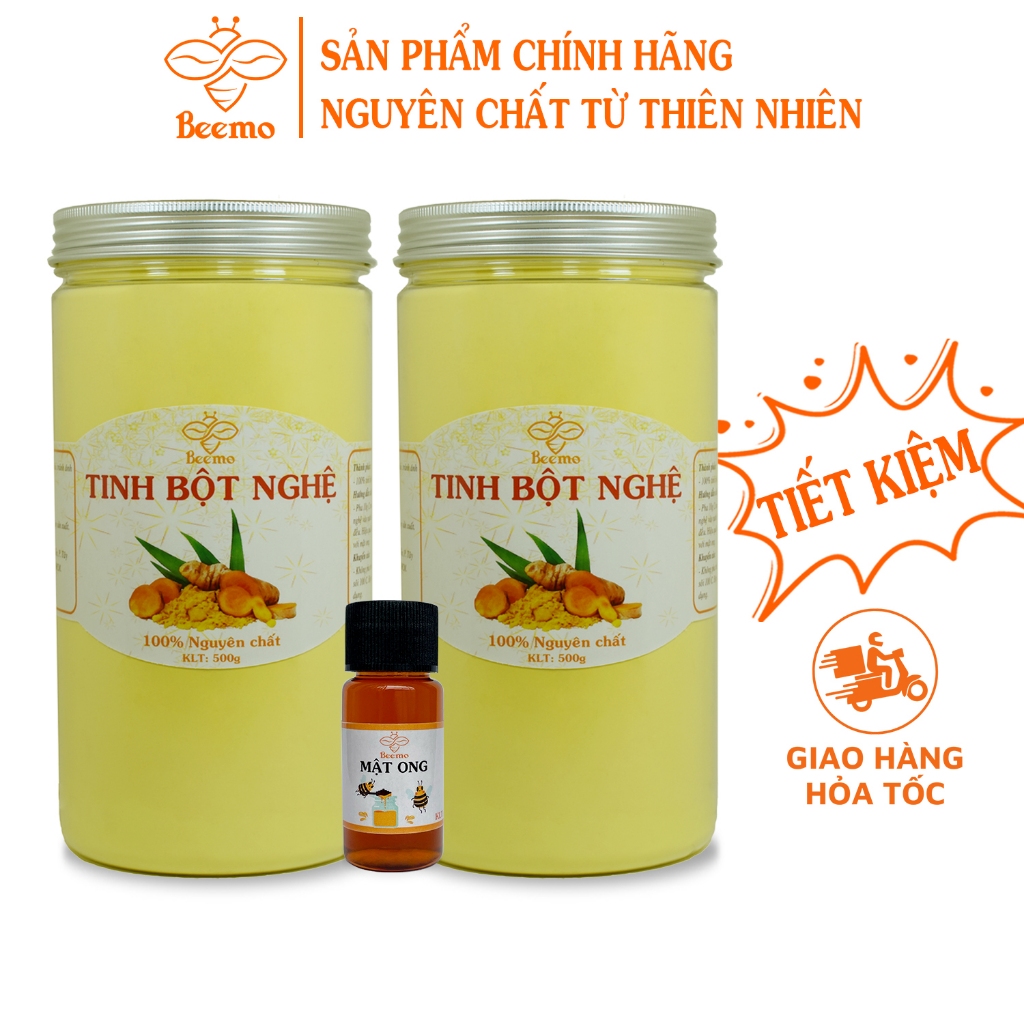Ảnh Tinh bột nghệ nguyên chất Beemo 1Kg 1