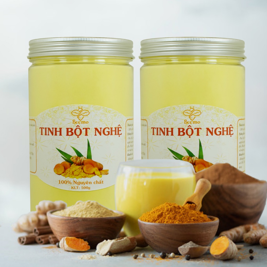Ảnh Tinh bột nghệ nguyên chất Beemo 1Kg 2