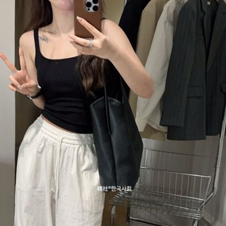 Áo 2 Dây Ba Lỗ Chất Thun Tăm Trơn Có Mút Ngực Dành Cho Nữ