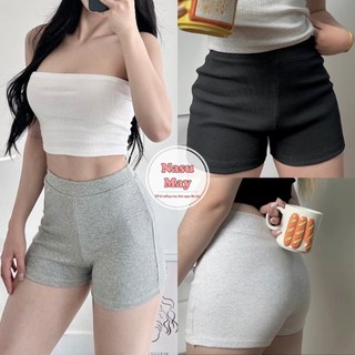 Quần Short Đùi Cạp Cao Chất Tăm Dáng Ôm Body Tôn Dáng