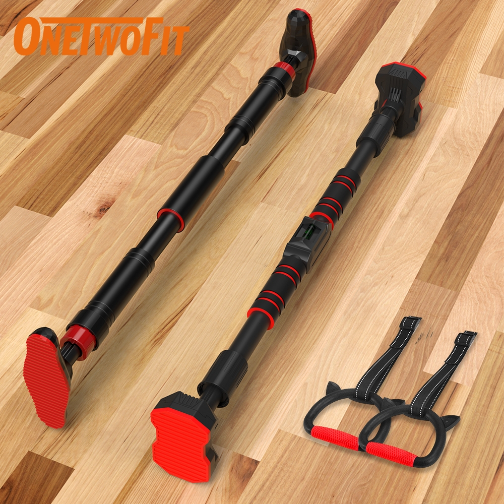 Ảnh OneTwoFit Thanh tập xà đơn treo tường gắn cửa nhiều cỡ có thể tùy chỉnh phù hợp tập gym 1