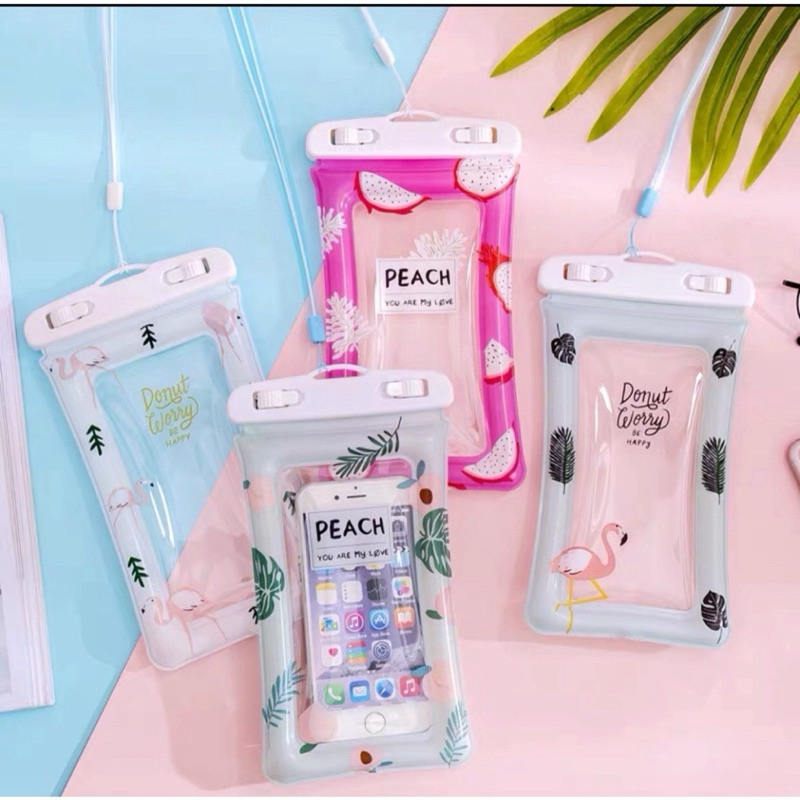 Túi Đựng Điện Thoại Chống Nước Đi Biển Phao Nổi Mẫu Mới Đẹp Dễ Thương Du Lịch
