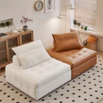 Giường gấp gọn thông minh - sofa giường NHU Y DECOR phòng khách đa năng khung thép, sofa bed lông cừu đệm cao su êm ái — ảnh 7