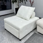 Giường gấp gọn thông minh - sofa giường NHU Y DECOR phòng khách đa năng khung thép, sofa bed lông cừu đệm cao su êm ái — ảnh 8