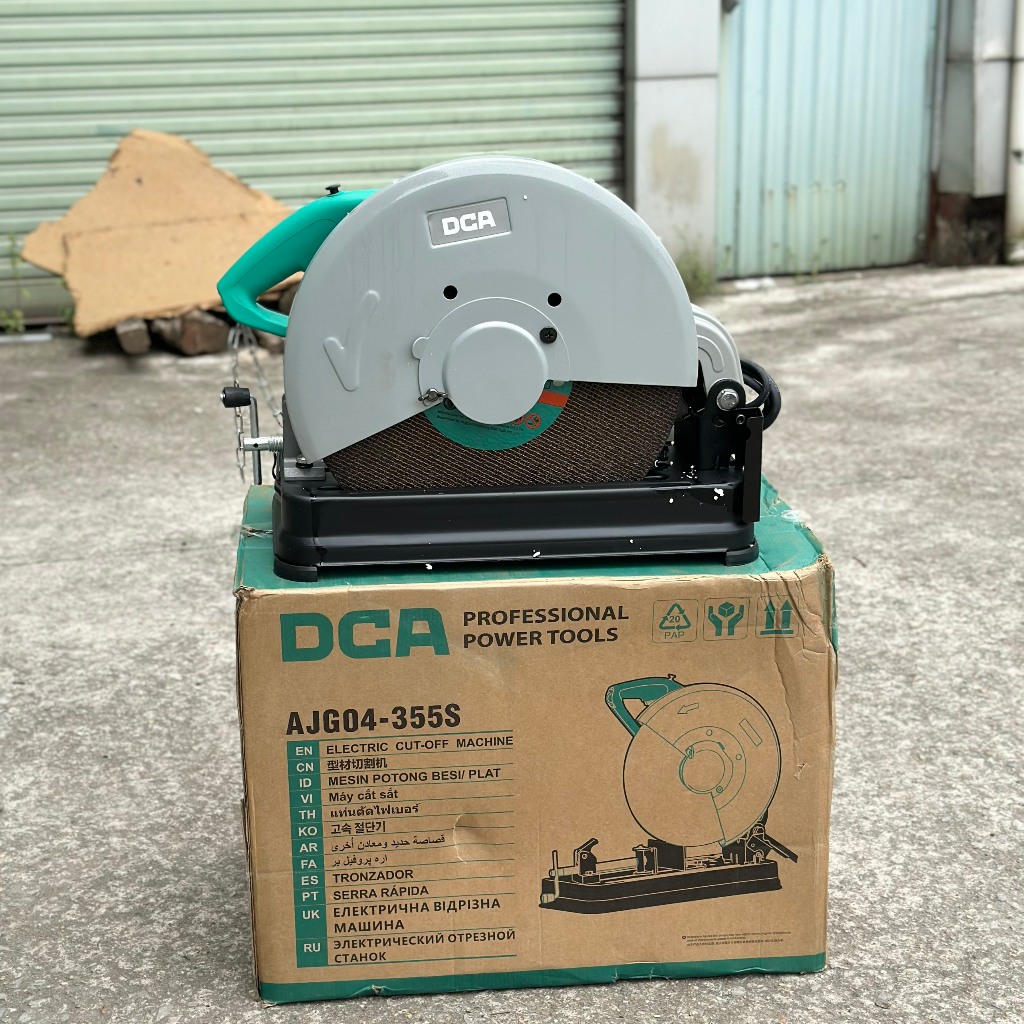 Máy Cắt Sắt Bàn DCA AJG04 - 355S Công Suất 2200W Chính Hãng DCA Tặng ...