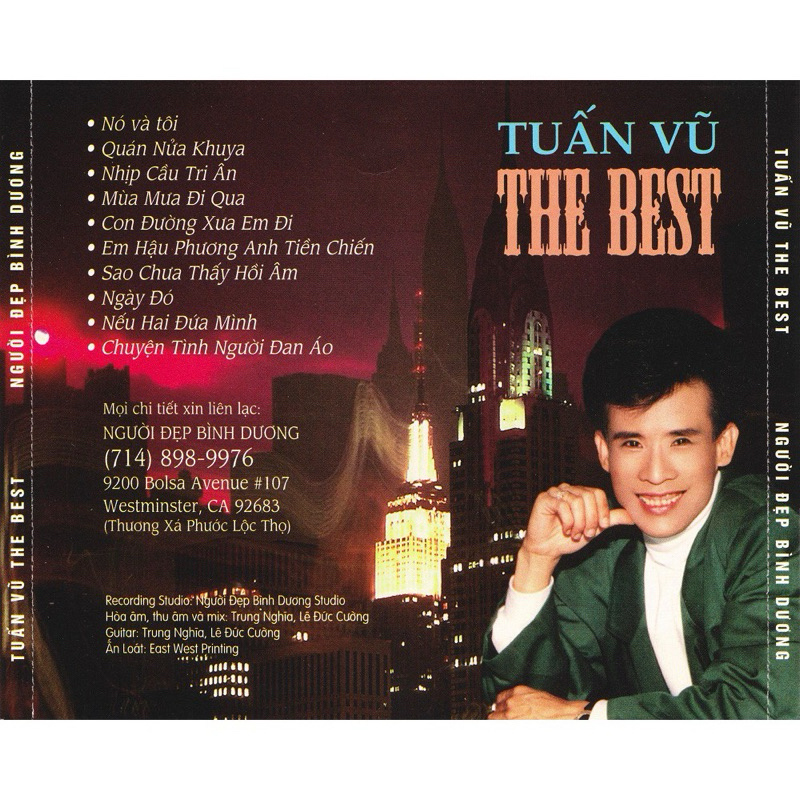 Băng Cassette Tuấn Vũ The Best