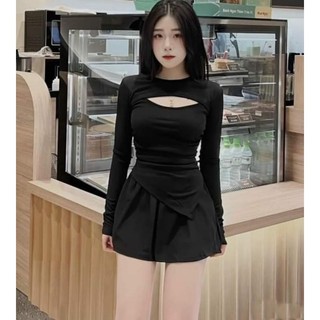 áo khoét ngực mẫu mới tay dài
