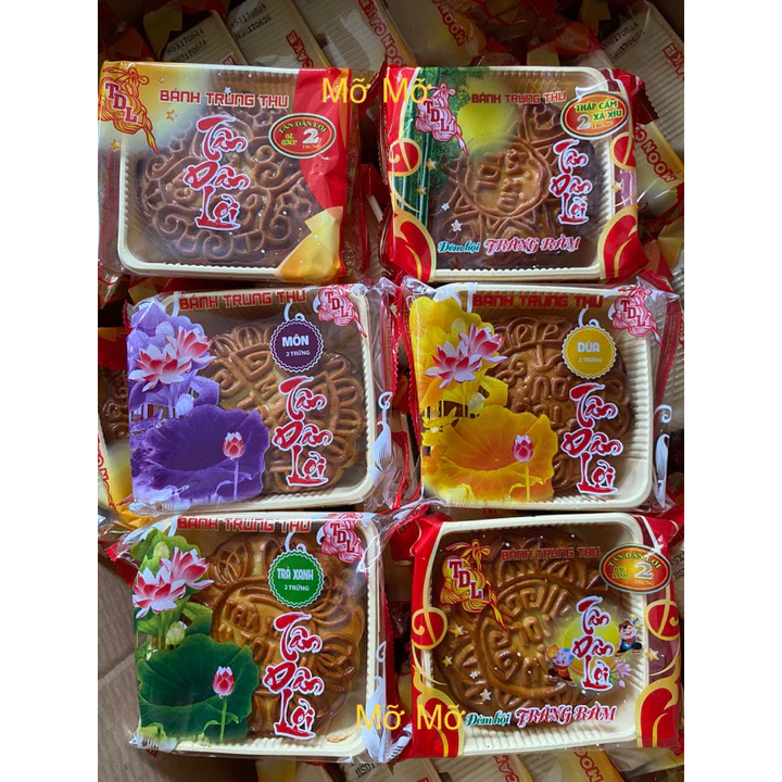 Bánh Trung Thu Tân Dân Lợi 200g(2 trứng) - Đặc Sản Bến Tre