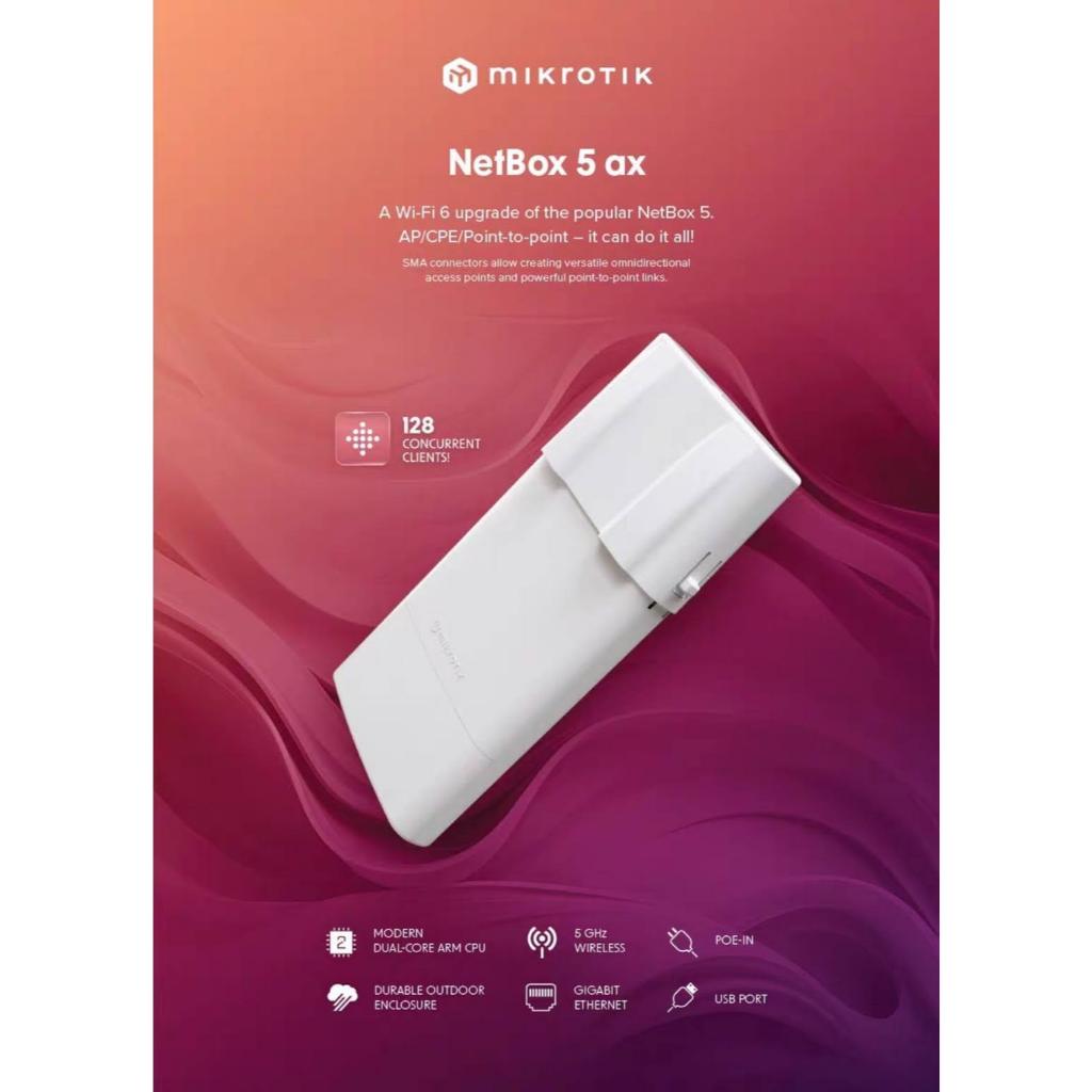 Mới 100% - Mikrotik Netbox 5 AX L11UG-5HaxD-NB Router wifi outdoor ...