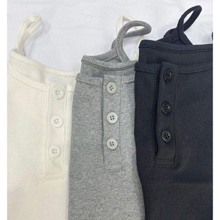 Áo hai dây xinh xắn, áo hai dây phối nút-RUBY CLOTHING A64