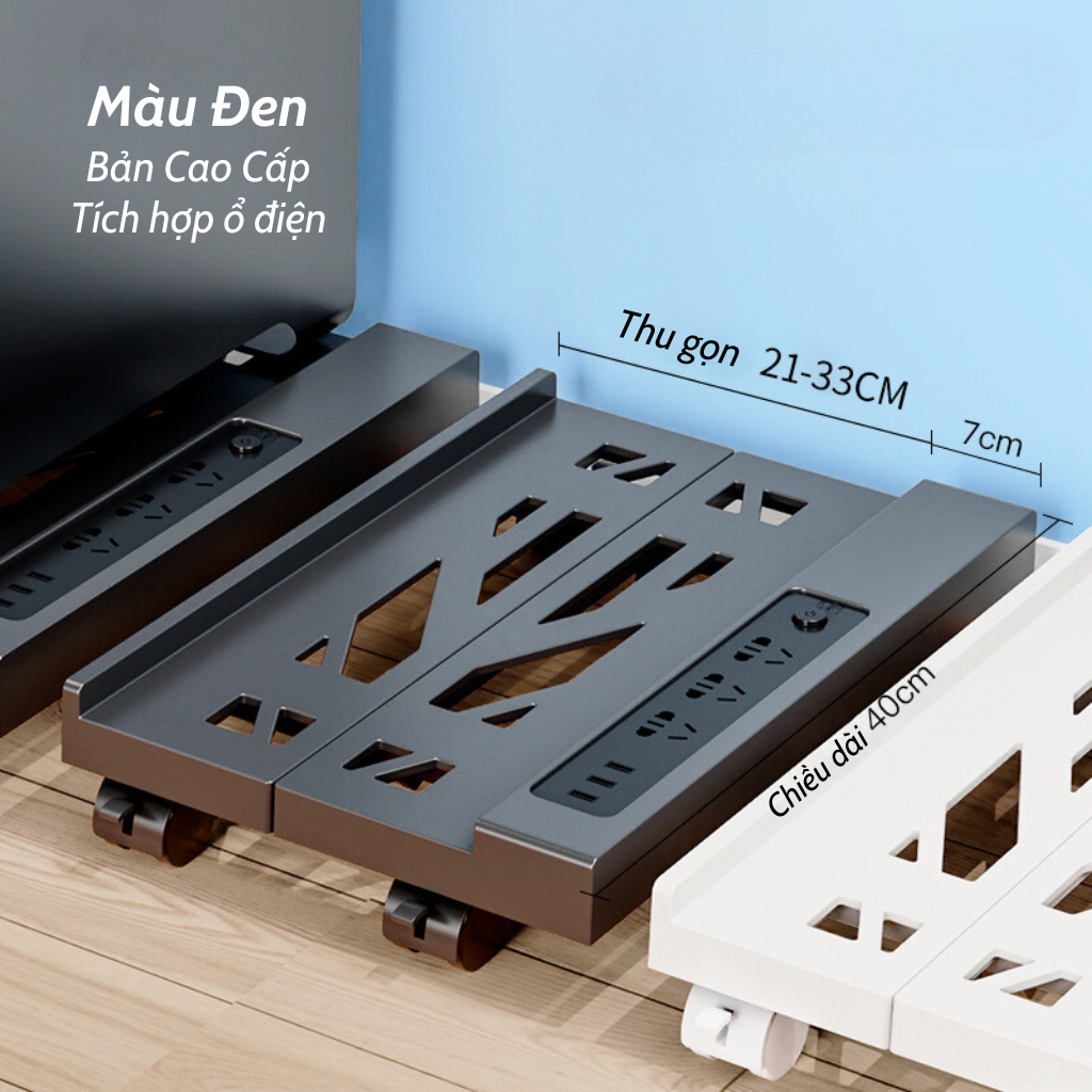 Kệ để cây máy tính CPU Đế Nâng Tản Nhiệt Có Bánh Xe Di Động, Giá đỡ ...