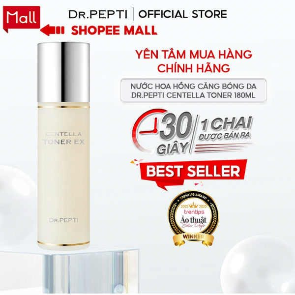 Toner Dr.Pepti Centella Toner Dưỡng Da Căng Bóng - 180ml - Chính Hãng ...