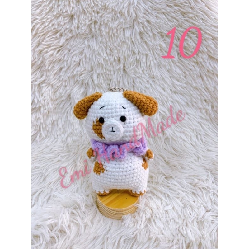 Móc Khoá thú bông len handmade siêu xinh size XXL85 - Móc Khoá Diy Móc Khóa