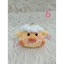 Móc Khoá thú bông len size XS45 handmade - Móc Khoá len handmade - Móc Khoá Diy