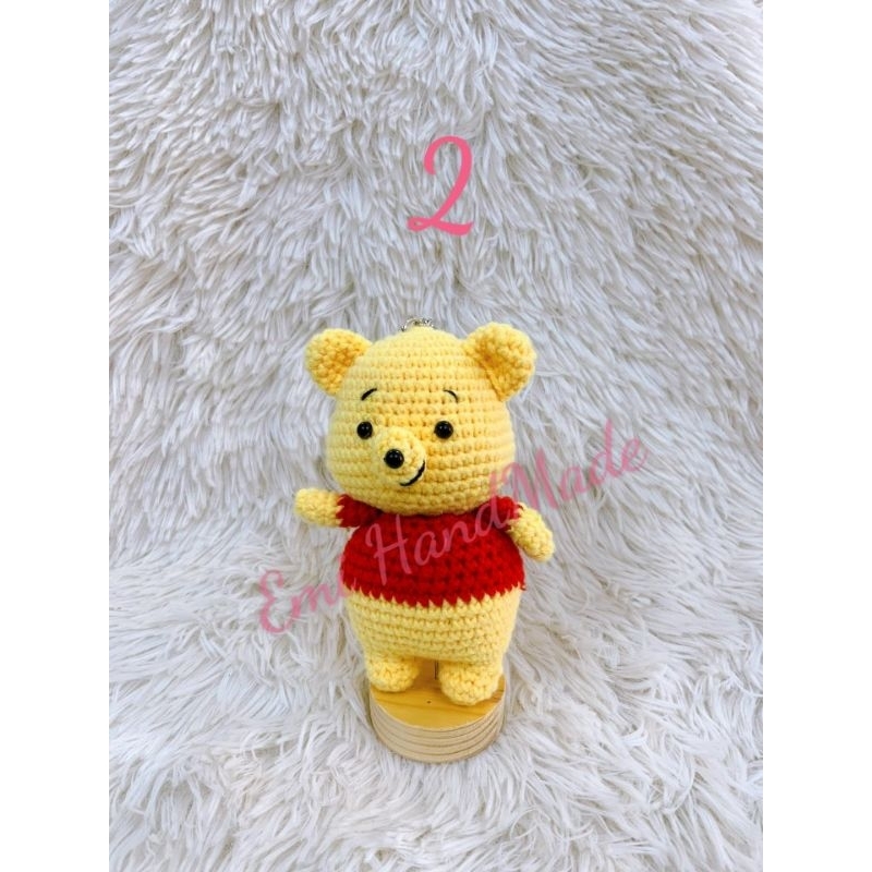 Móc Khoá thú bông len handmade siêu xinh size XXL85 - Móc Khoá Diy Móc Khóa