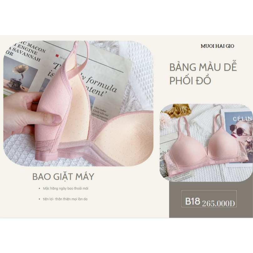 Áo lót tàng hình mỏng nhẹ cho nàng thích sự thoải mái B18, Đồ lót 12h