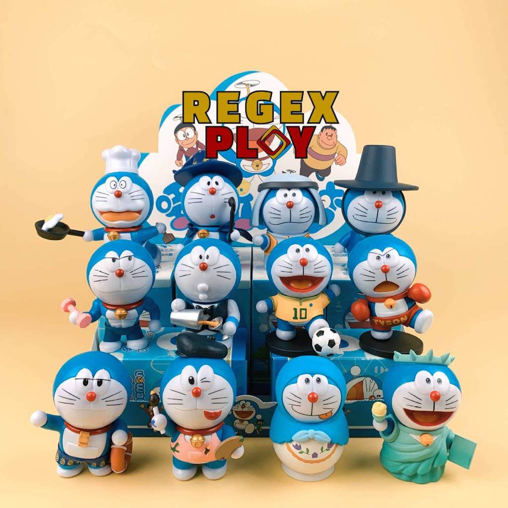 (Có hộp) Blindbox hộp mù mô hình DORAEMON cỡ LỚN hóa trang xịn sò, sắc ...