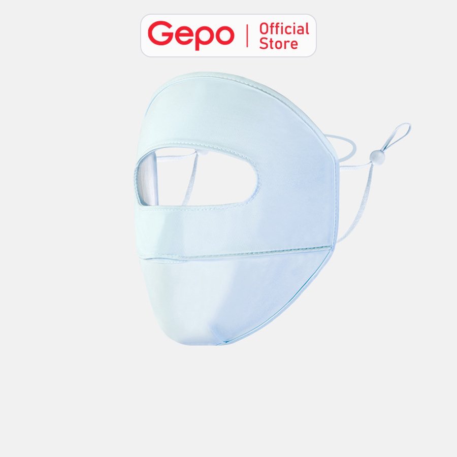 Ảnh Khẩu trang vải kín mặt chống nắng chống tia UV chất lụa băng mềm mịn mát thông thoáng GEPO 3
