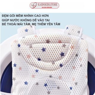 {KAIDOKIDS} Lưới Tắm Cho Bé Sơ Sinh Cao Cấp Gấp Gọn Điều Chỉnh Kích Thước Phù Hợp Với Bồn Tắm Của Bé