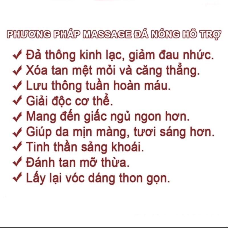 Đá bazan 1 bộ (gồm 2 đá, 1 khăn, 1 găng) - Chườm gan thận