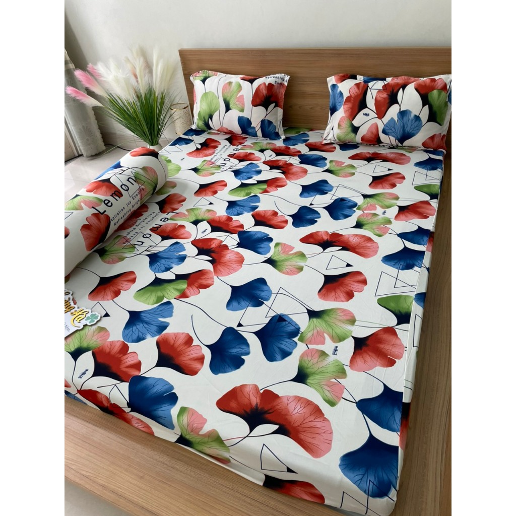 (áo ôm cột dây)  bộ ga thun 4 món(1 ga 2 nằm 1 áo ôm)