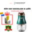 Máy xay ăn dặm cho bé Sherajon 8 lưỡi dao,cối thủy tinh,máy xay đa năng, xay thịt cháo, sinh tố