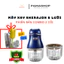 Máy xay ăn dặm cho bé Sherajon 8 lưỡi dao,cối thủy tinh,máy xay đa năng, xay thịt cháo, sinh tố