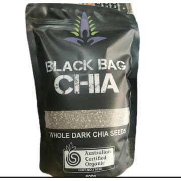 Hạt chia đen Úc túi 500gr - Hạt chia đen hữu cơ Blacsk Bag 500gr food