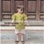 Bộ gấm quần đùi bé trai (7-25kg) [CHẤT GẤM MÁT MẺ] - mặc cho bé đi học, đi chơi, đi lễ hội