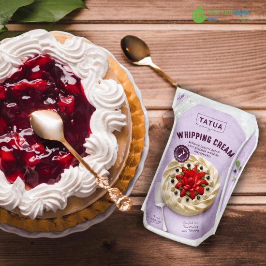 [Chỉ Giao TP.HCM] Whipping Cream Tatua bịch 1L kem sữa trang trí làm bánh - DL50