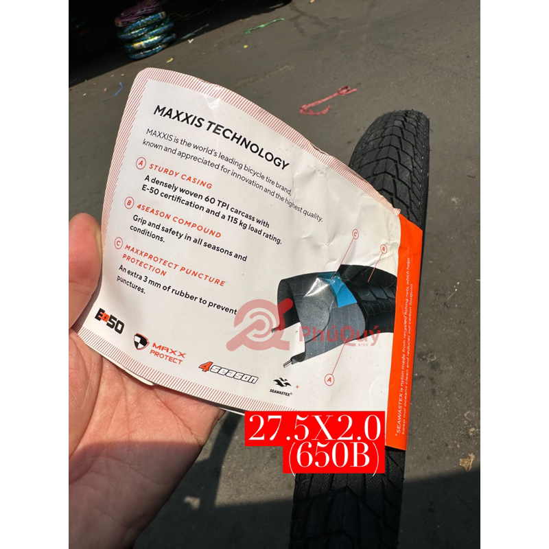 Vỏ Xe Đạp 27.5×2.0 MAXXIS Trekking Metropass Bicycle