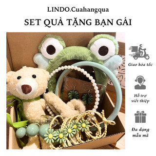 [Hỏa Tốc] Set Quà Sinh Nhật LINDO, Set Quà Tặng Xinh Xắn Cho Bạn Gái, Bạn Bè, Người Yêu