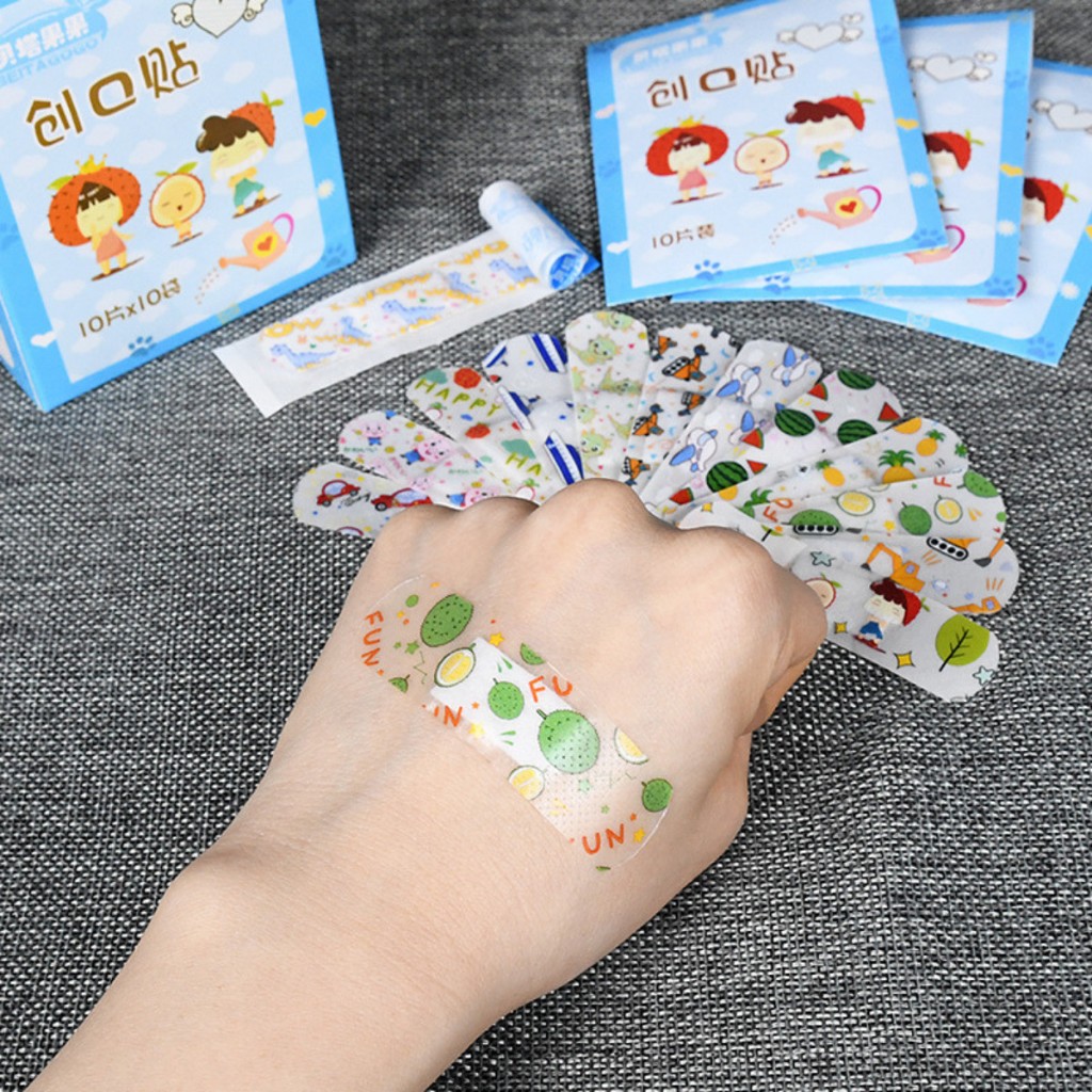 (Hộp 100) Băng Y Tế Cá Nhân Urgo Có Nhiều Hình Dạng, Băng Y Tế Hoạt Hình Dễ Thương, Tránh Nhiễm Trùng
