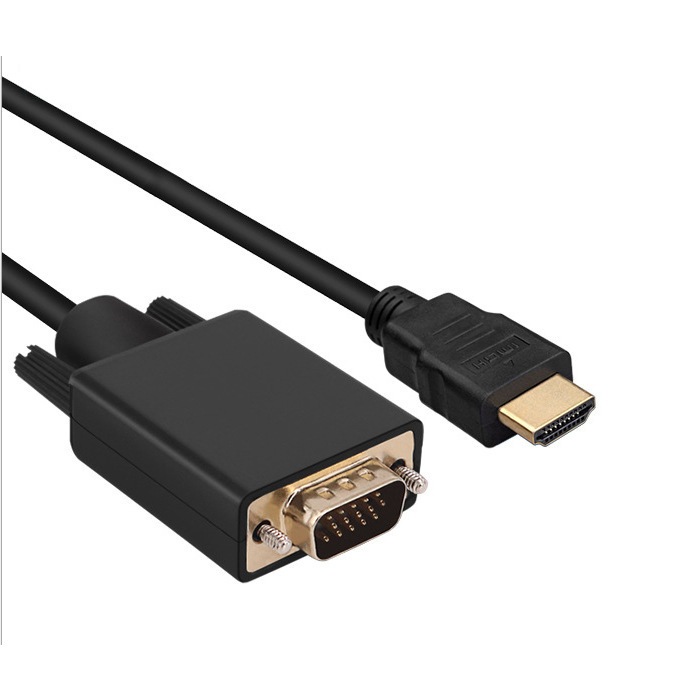 Dây cáp chuyển đổi HDMI sang VGA, HDMI to VGA dây dài 1.8M FullHD 1080P ...
