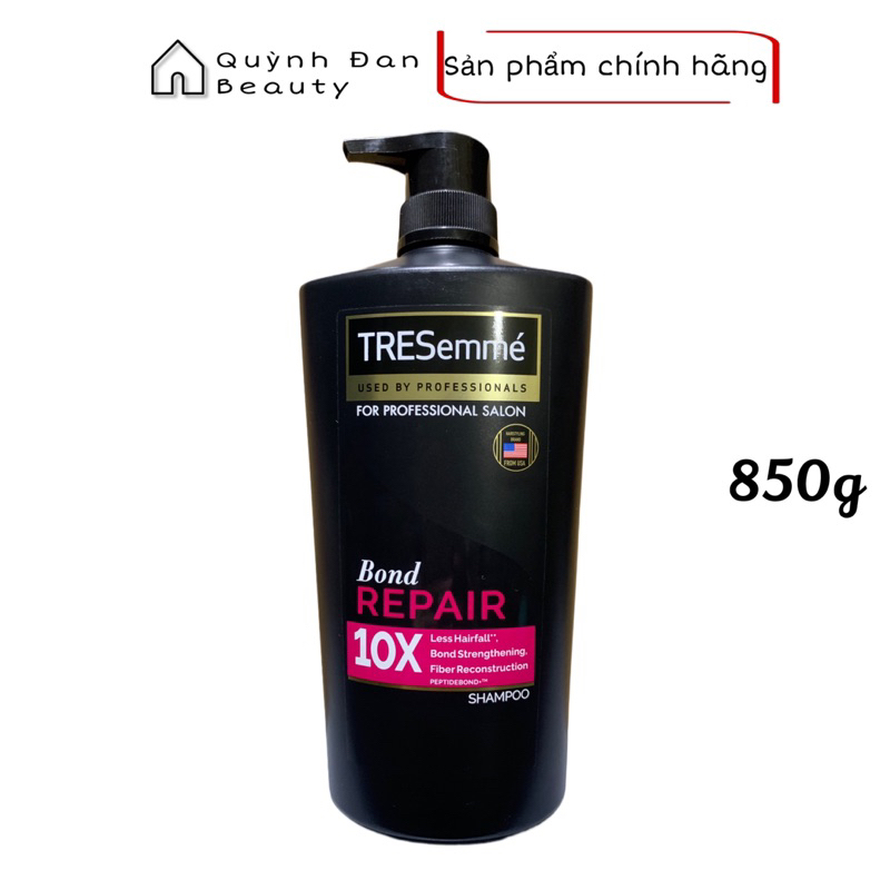 Dầu gội TRESemmé chuyên dụng cho tóc chắc sạch, khỏe, mềm mượt 850g