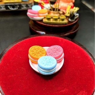 Đĩa Bánh OREO mini Trang Trí Bàn Làm Việc Bàn Thờ Mini