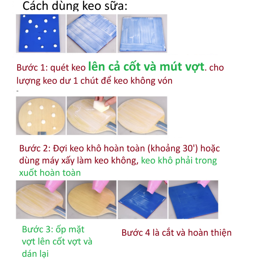 Keo dán mặt vợt bóng bàn Winion 130ml CHÍNH HÃNG