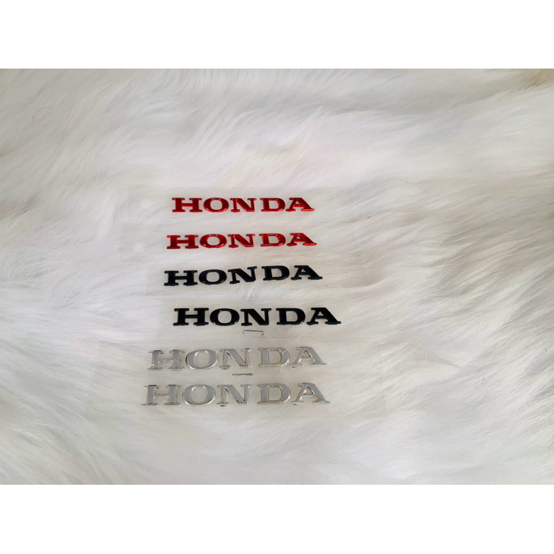 Cặp tem chữ Honda nổi logo dán trang trí xe máy Vario 125/ Click 125 ...