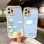 Ốp lưng iphone viền vảo vệ cam hoa bầu trời xanh mát iphone 11 x xr xsmax 11pro 11promax 12 13promax 14 15promax dc1056