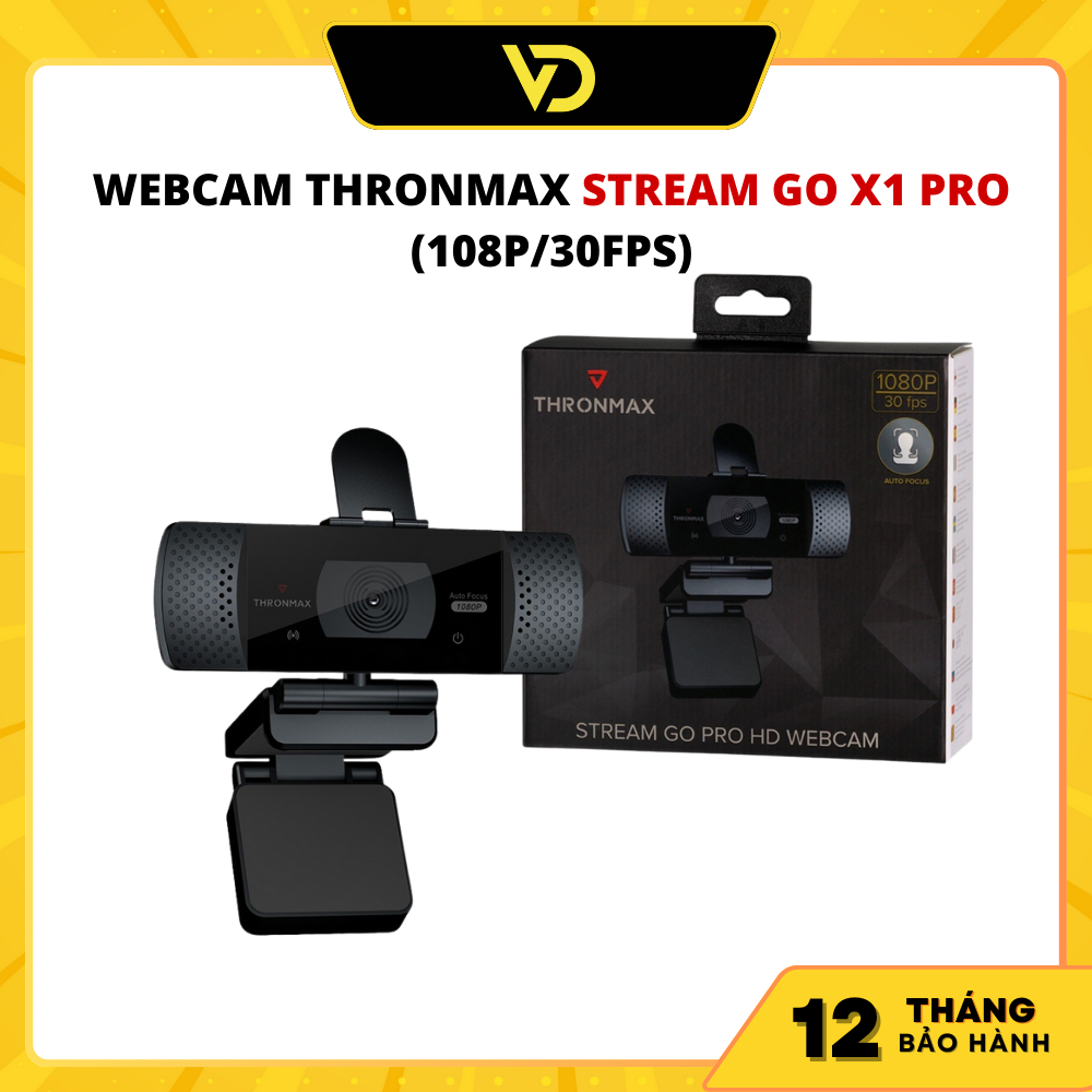 WEBCAM THRONMAX X1 PRO STREAM GO 1080P - BH 12 THÁNG | Shopee Việt Nam