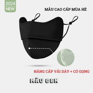 Khẩu trang chống nắng chống tia UV chất lụa băng mềm mịn mát thông thoáng GEPO