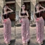 Sét Bộ Quần Hoạt Hình Cute + Mix Áo 2 Dây Bún Trơn