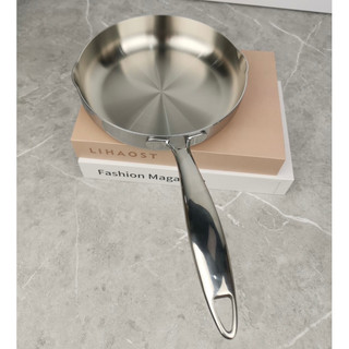 Chảo cạn inox 3 lớp Chockmen 20cm [322], chảo inox liền khối