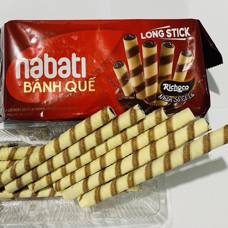Bánh ống quế nhân kem Nabati 130g | Shopee Việt Nam