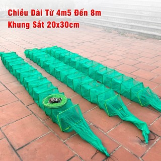 [Giá Tại Xưởng] Lồng Bát Quái Dài 4m5 Đến 8m Mắt Lưới 3mm Lưới Lồng Cá Tôm Lươn Hàng Đẹp Giá Rẻ