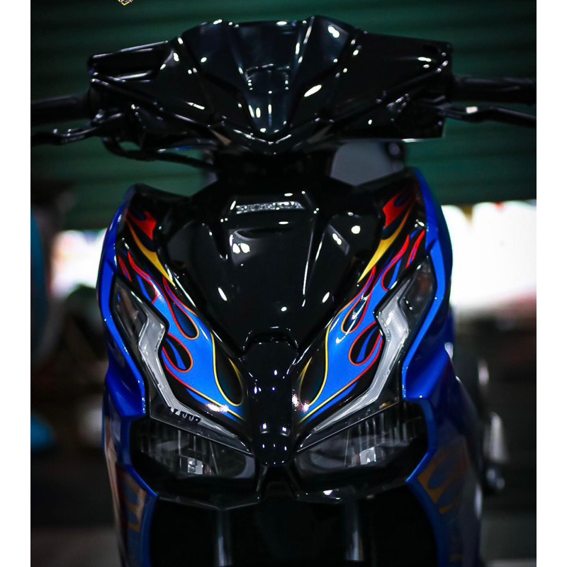 tem lửa chế xe ab 125 full xanh | Shopee Việt Nam