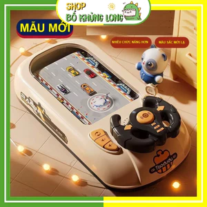 Đường Đua Ô Tô Có Màn Hình Chuyển Động Cho Bé Điều Khiển Vô Lăng Như Thật Đường Đua F1 Đồ Chơi Cho Bế - BỐ KHỦNG LONG