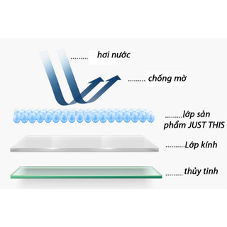 Chai xịt kính bơi chống mờ, dung dịch chống mờ kính bơi.  giấy lau kính bơi, kính cận JUST THIS