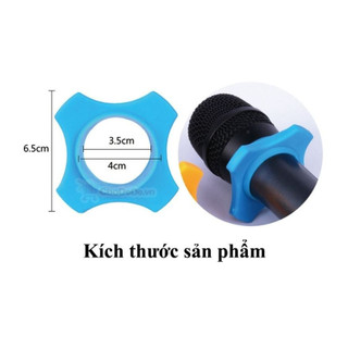 Cặp Chống Lăn Micro, Micro Không Dây Bằng Cao Su Cao Cấp Bền Bỉ, Nhiều Màu Lựa Chọn