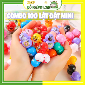 Combo 100 Con Lật Đật Mini Cho Bé Đồ Chơi Lật Đật Mini Nhiều Mẫu Đồ Chơi Mini Cho Bé - BỐ KHỦNG LONG